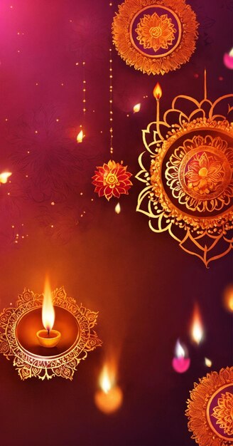 schöner dekorativer Diwali-Banner-Hintergrund