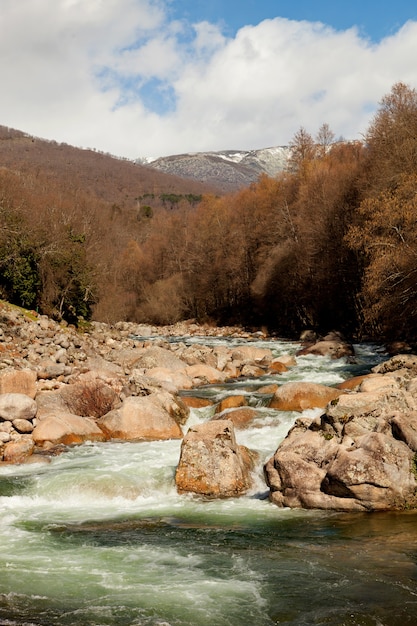 Schöner Flusslauf nach unten