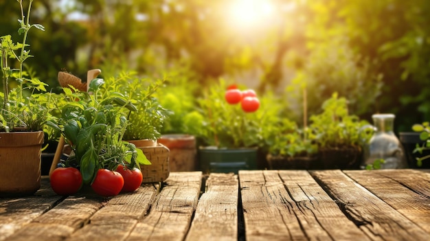 schöner Gartenhintergrund mit Kopierraum