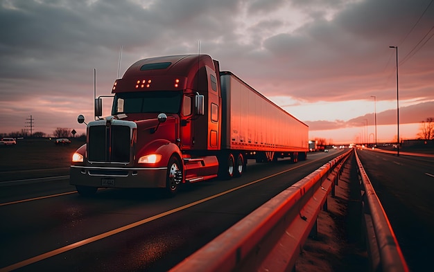 Schöner großer LKW-Hintergrund