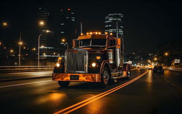 Foto schöner großer lkw-hintergrund