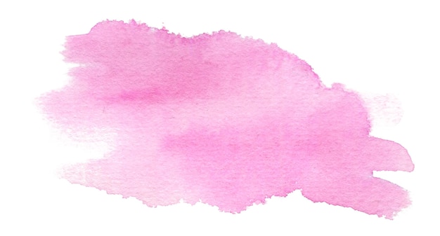 Schöner handgezeichneter abstrakter Aquarell-Rosa-Fleck