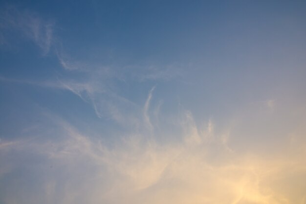 Schöner Himmel Wenn die Sonne scheint