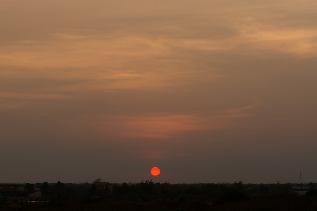 Schöner Himmel Wenn die Sonne scheint