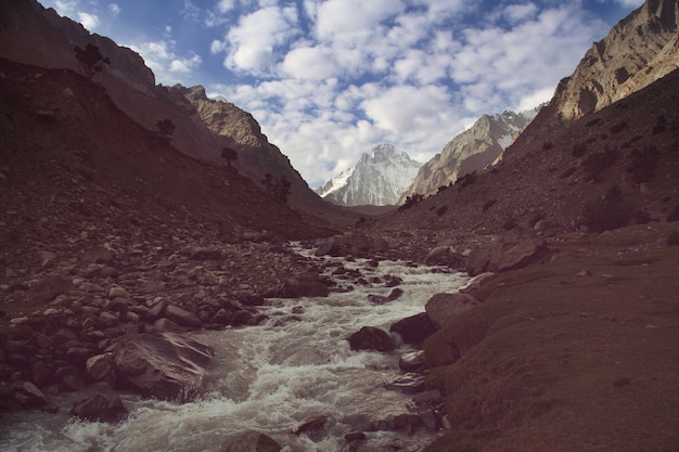 Schöner hoher Berg in Pamir