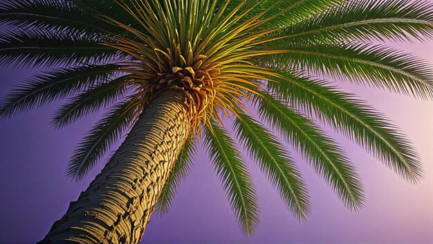 Foto schöner idyllischer tropischer paradiesstrand mit palmen an einem sonnigen sommertag