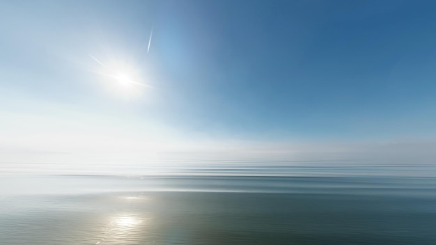 schöner meer- und himmelreflexionshintergrund