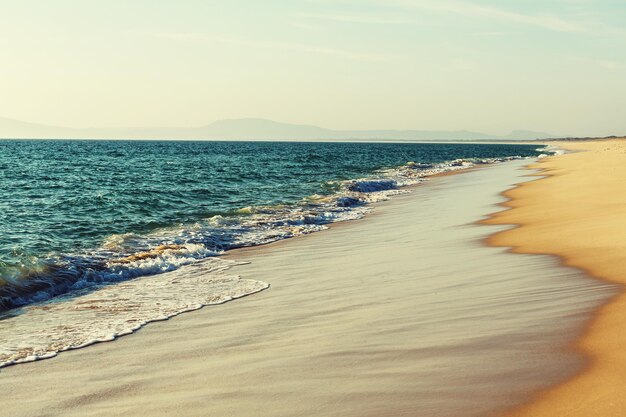 Schöner Meeresstrand, Instagram-Filter