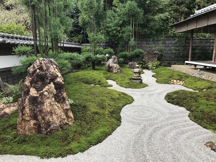 Foto schöner park in japan