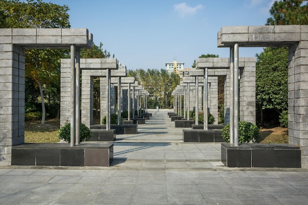 Schöner Stadtpark in Jiaxing