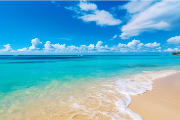 Schöner Strand auf der Insel