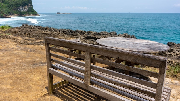 Foto schöner strand hintergrund