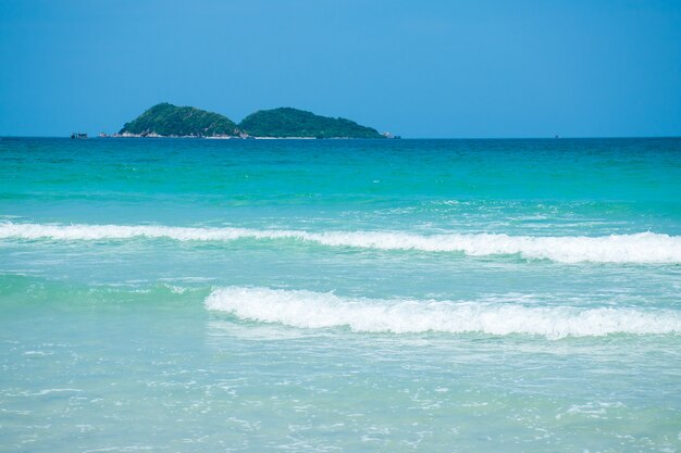 Foto schöner strand und tropisches meer