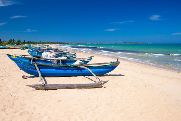 Schöner Strand und tropisches Meer