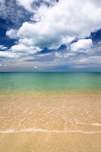 Schöner Strand und tropisches Meer