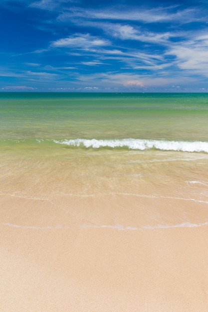 schöner Strand und tropisches Meer