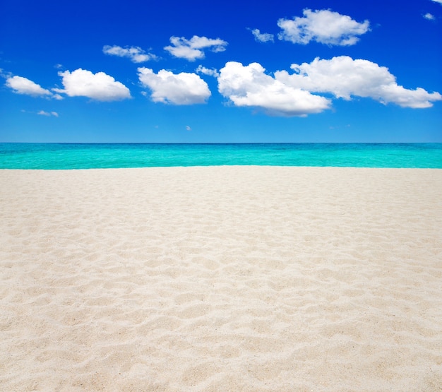 Foto schöner strand und tropisches meer