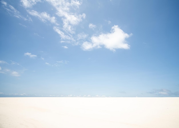 Schöner tropischer weißer Sandstrand und Meer