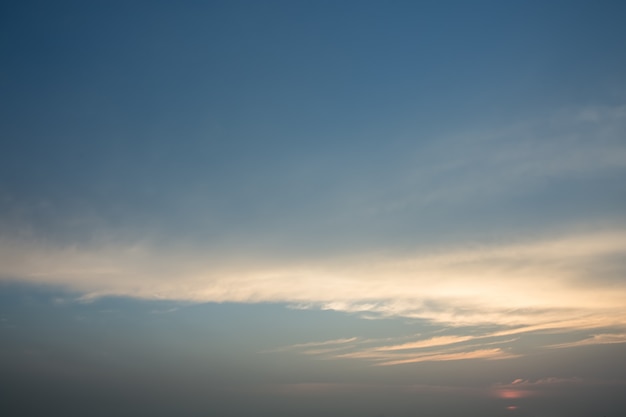 Schöner twilight Himmel, Sonnenuntergang