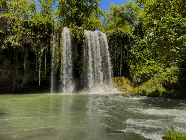 Schöner Wasserfall im Wald