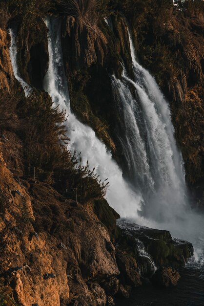 Schöner Wasserfall in der Natur