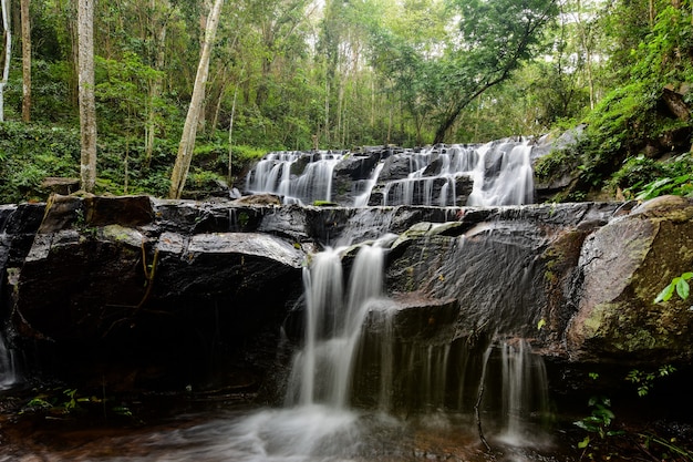 Schöner Wasserfallstrom.