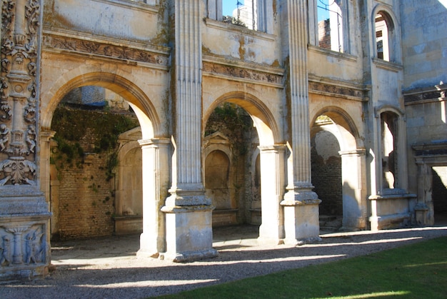 Schönes altes englisches Schloss. Architektur und Reisen.