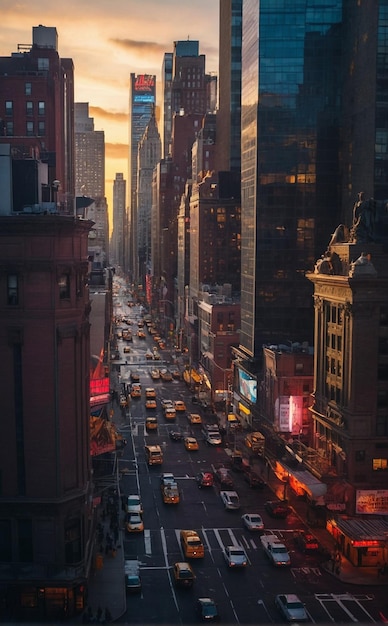 Schönes Foto der Stadt von oben