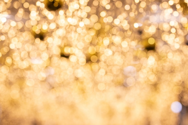 schönes goldenes Bokeh für Hintergrund.