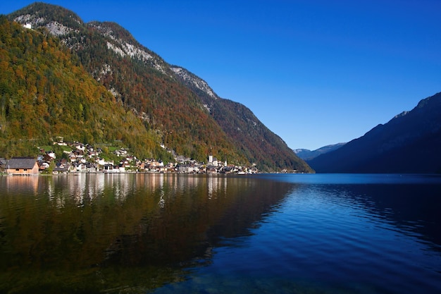 Schönes Hallstatt in Österreich