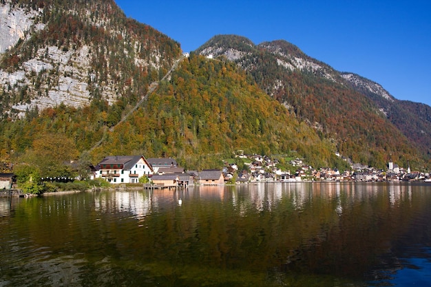 Schönes Hallstatt in Österreich