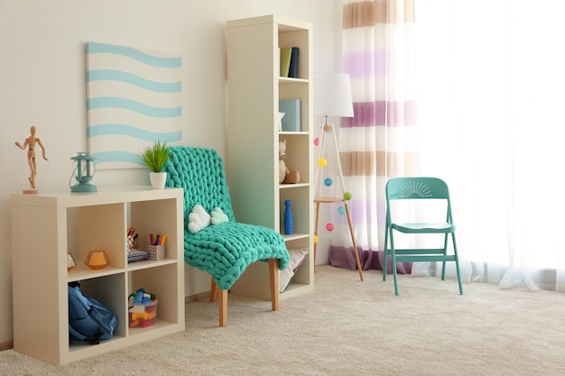 Foto schönes kinderzimmer interieur