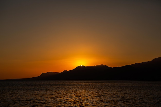 Schönes Landschaftsfoto von der Insel Kreta, Griechenland. Sommernatur von Kreta. Chilliger Tourismus