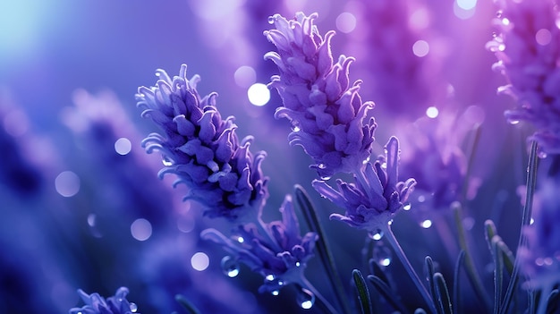 Schönes Lavendelfeld