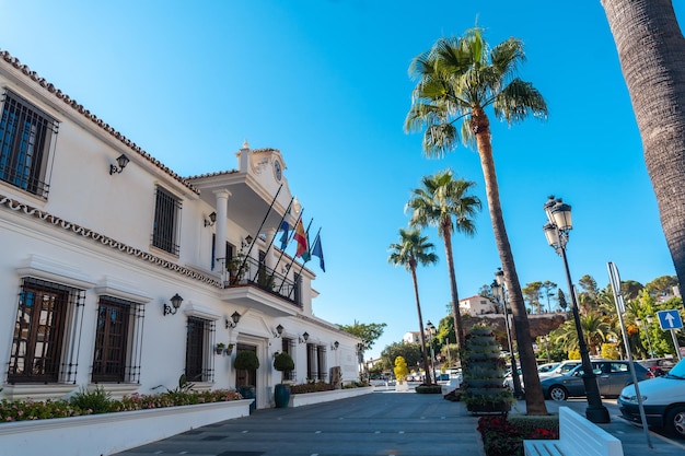 Schönes Rathaus der Gemeinde Mijas in Malaga Andalusien