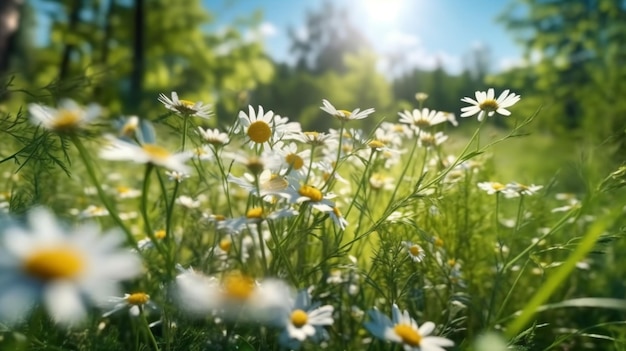 Schönes verschwommenes Hintergrundbild der Frühlingsnatur