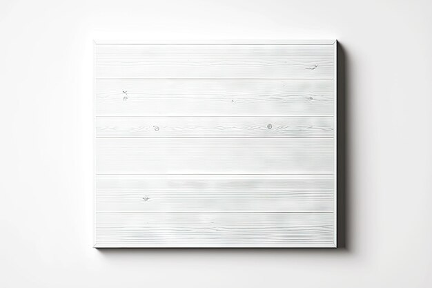Schönes weißes Holzbrett mit glatter Oberfläche ohne Muster