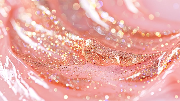 Schönheits- und Kosmetikprodukte Textur Make-up Glanz Glitter Blush Augenschatten Pulver als abstrakter Luxus-Kosmetik-Hintergrund