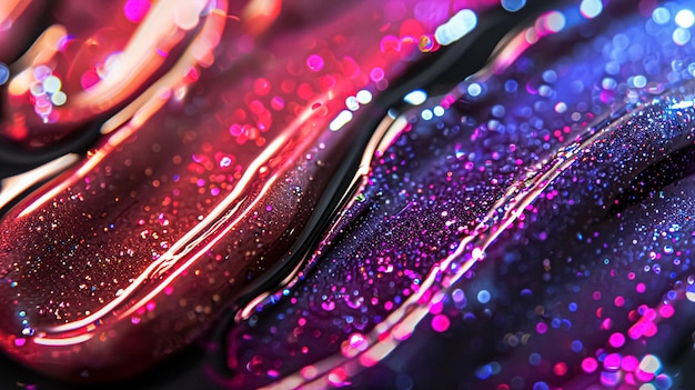 Foto schönheits- und kosmetikprodukte textur make-up glanz glitter blush augenschatten pulver als abstrakter luxus-kosmetik-hintergrund