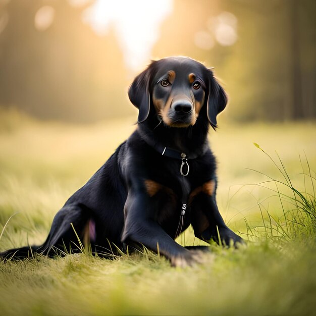 Schönheitsporträt eines süßen Hundes