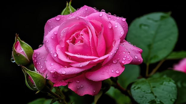Schönheitsrosen rosa