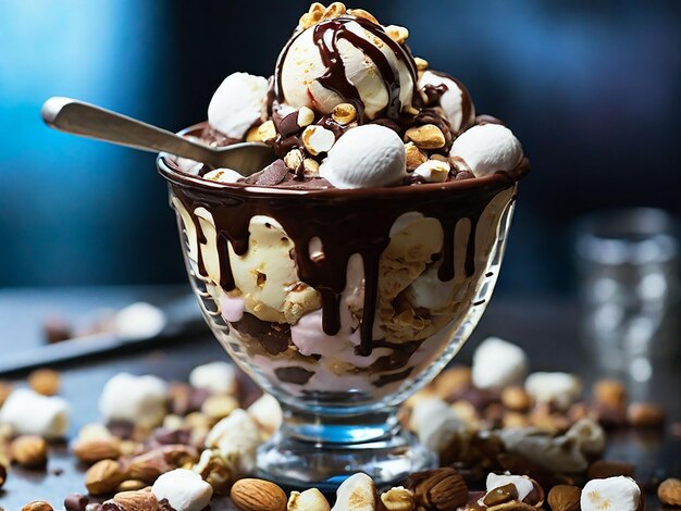 Schokoladen-Eis Generative KI