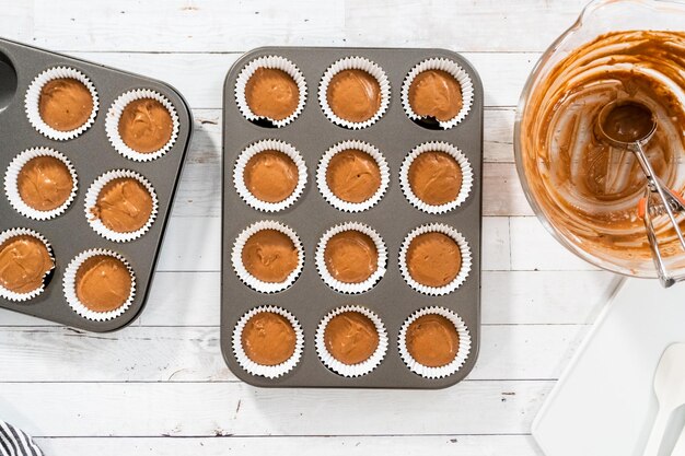 Schokoladen-Himbeer-Cupcakes