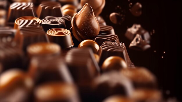 Schokoladen-Hintergrund