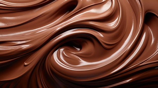 Schokoladencreme als Hintergrund heiße Schokolade
