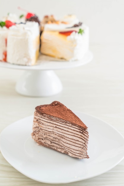 Schokoladenkrepp Kuchen