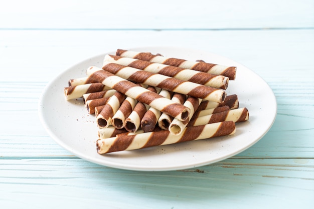 Schokoladenwaffel-Stick Roll