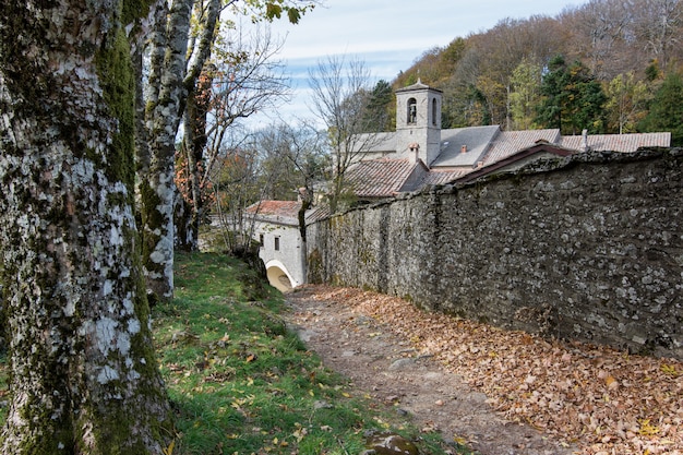 Schongebiet von La Verna in Toskana, Italien, Kloster von St., Francis