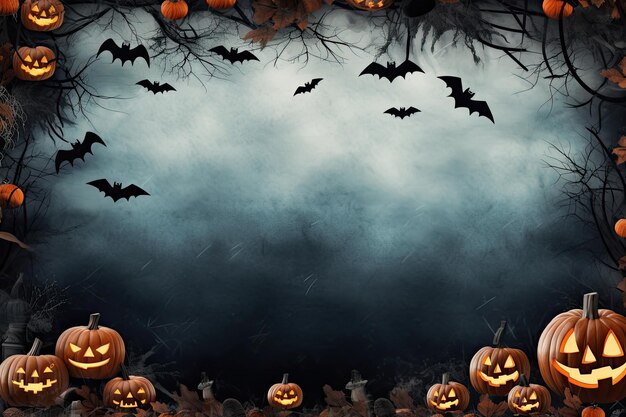 Foto schrecklicher halloween-hintergrund