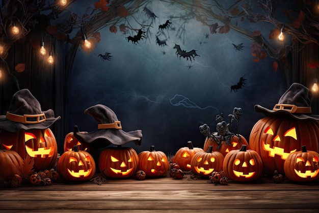 Schrecklicher Halloween-Hintergrund